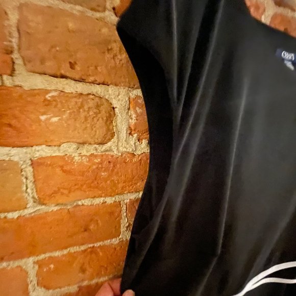 Chaps XL black stretch dress skirt dress NWOT - Picture 6 of 7